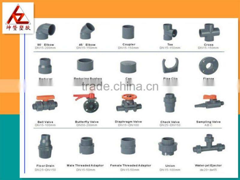 4 inch pvc rigid pvc discharge pipes