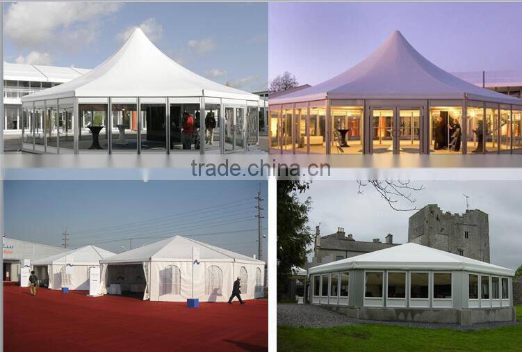 Aluminum octagon frame tent with factory price