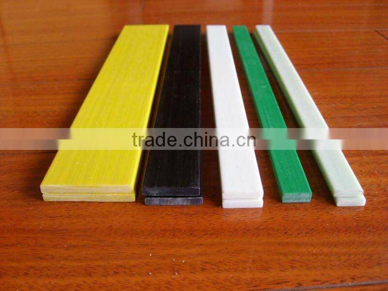 Pultrusion high strength flexible fiberglass rectangular rod