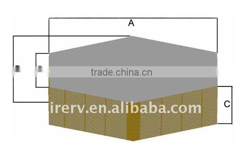 cross-counter flow heat recovery air to air exchangers