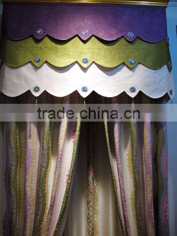 High Quality New Style Colorful Blackout Fabric Curtain/Professional Jacquard Blackout Window Curtain