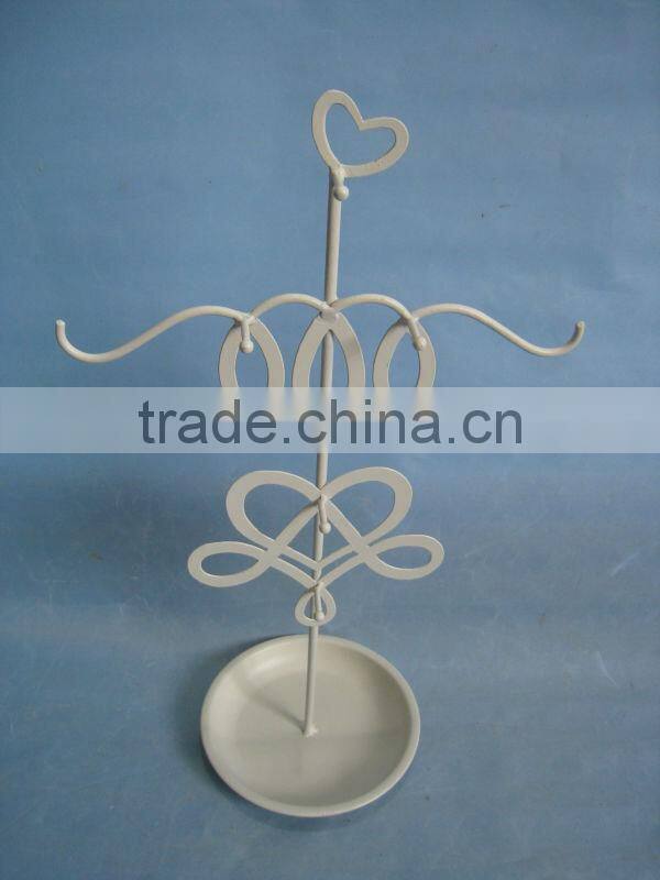 Antique metal wine bottle tealight candle holder