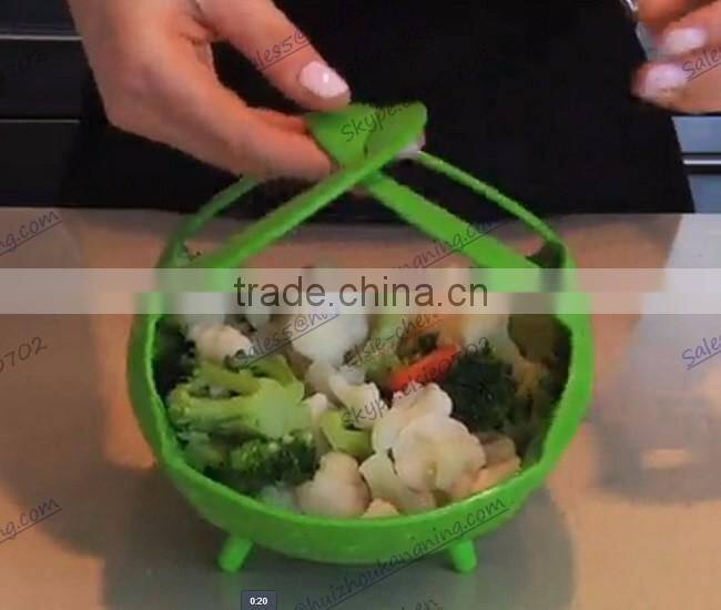 Hot sell Collapsible silicone storage Container can cook