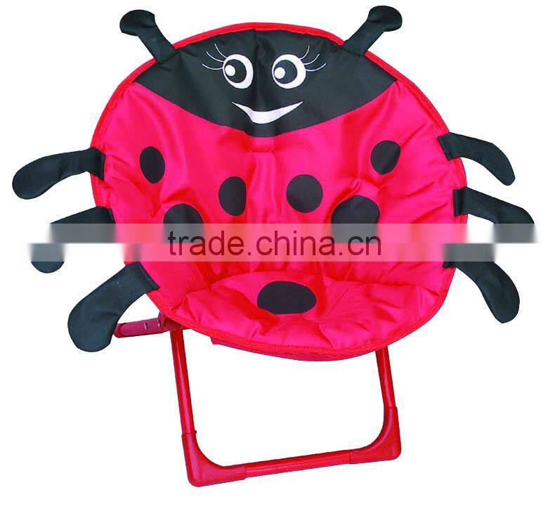 foldable portable cartoon kid moon chair