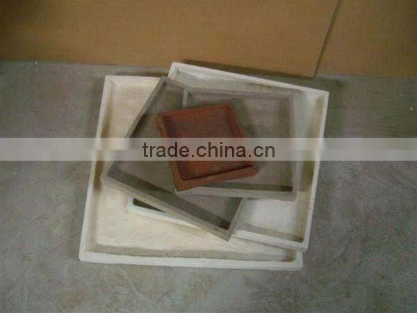 2014 popular fiber clay garden flower saucer