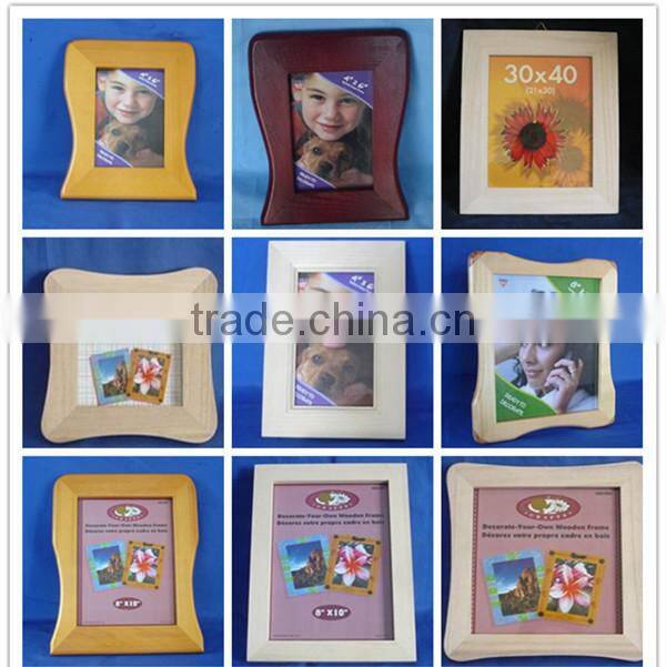 2015 new styly wood photo picture frame collage wholesale