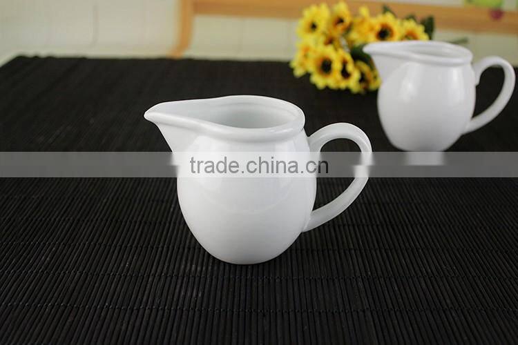 Best selling bulk products ceramic porcelain milk jar sugar pot