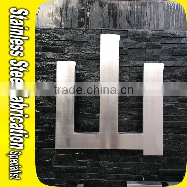 Logo Sign 3D Stainless Steel Letter Sign Metal Sign