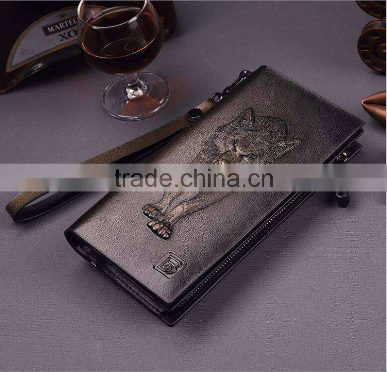 Genuine Leather Wallet, Smart Bluetooth Mobile Control Anti-theft, Anti-lost,Alarm,Multi-functional Business Gift Purse