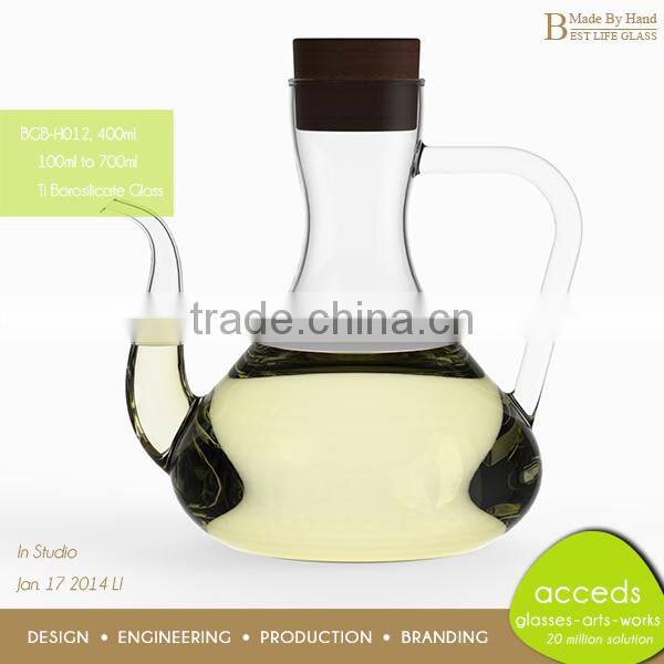 2014 Fancy Kitchen Tools 250Ml Vinegar Glass Bottle