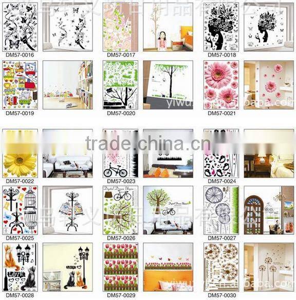 decorative PVC wall sticker photo tree