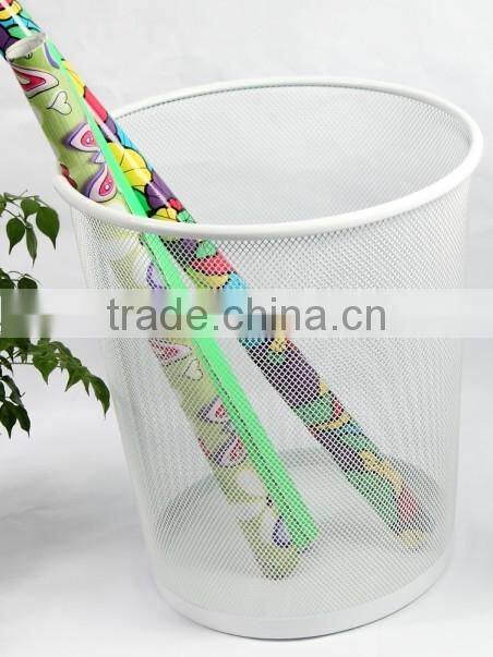 New Style Office Metal Mesh Round Dustbin/Waste Bin