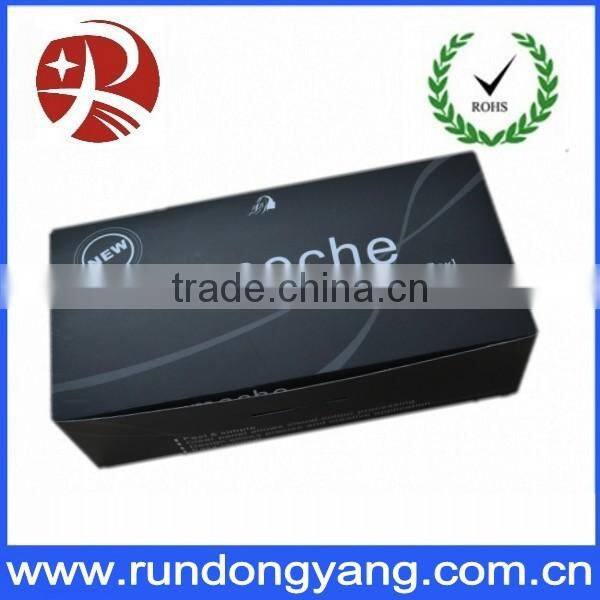 Rectangle Black Hair Meche Packaging Box