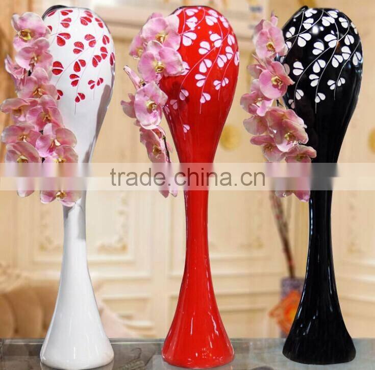 Resin antique modern landing decorative vases for wedding