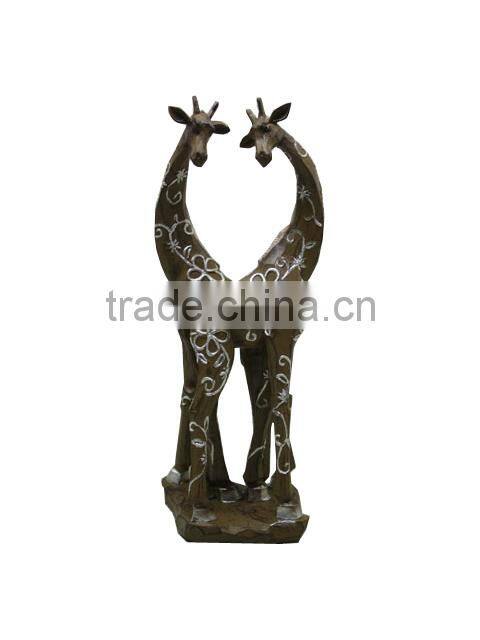 for table deco resin garden figurine decorative giraffe