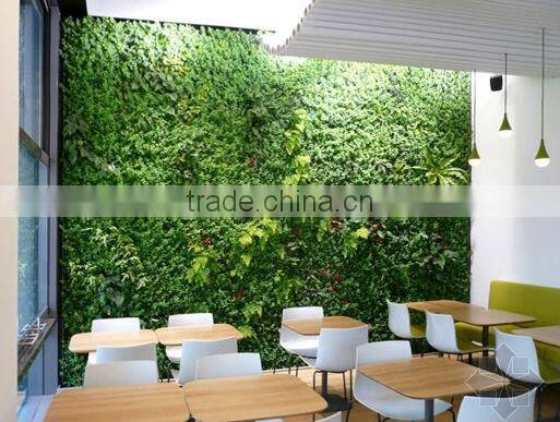 Wholesale home decration artificial wall grass artificial plain style green plant wall for landscaping design