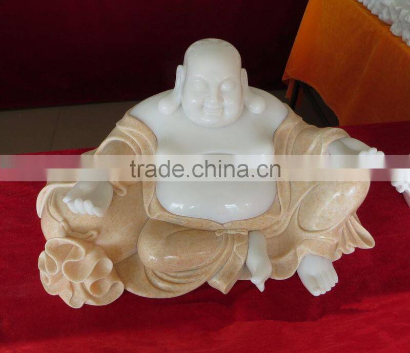hand carved home decoration small marble stone buddha statue