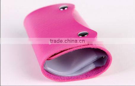 Nice Rose Red PU Card holder
