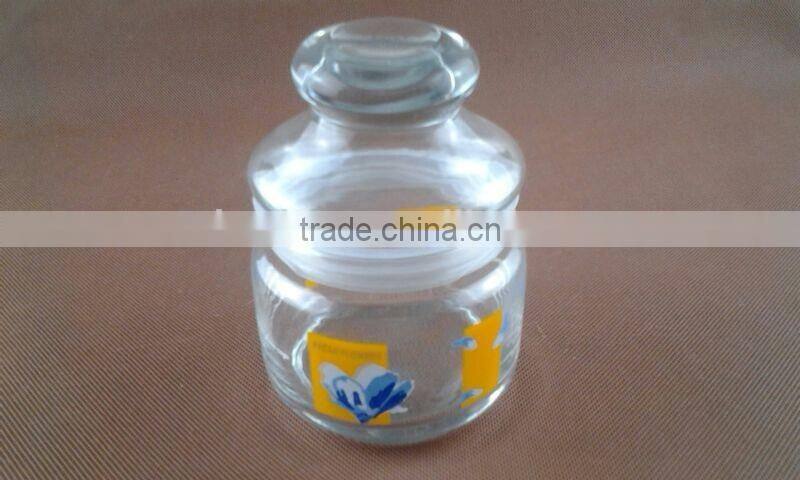 glass jar , candy jar , storage glass jar with lid , glassware