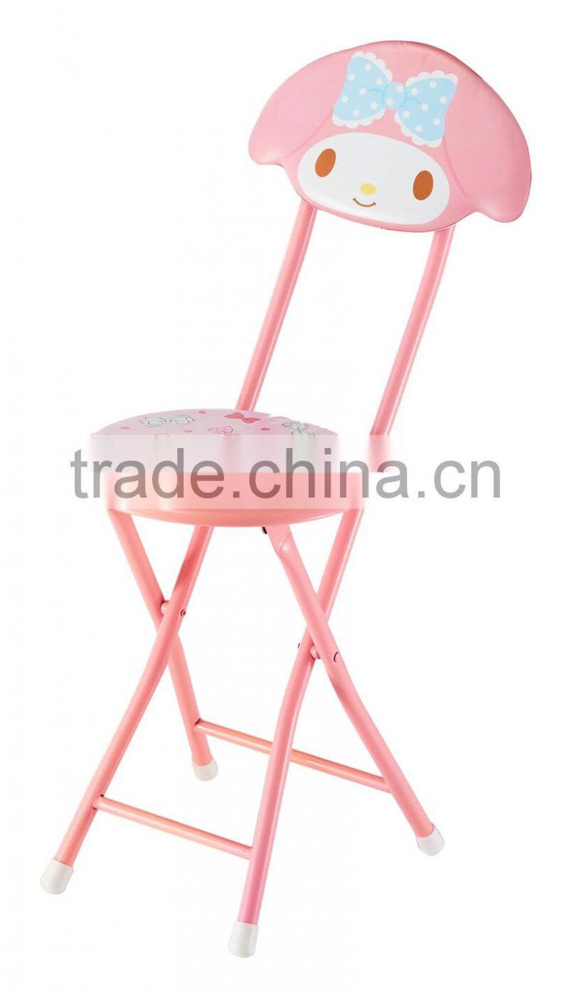 metal material foldable kids chair
