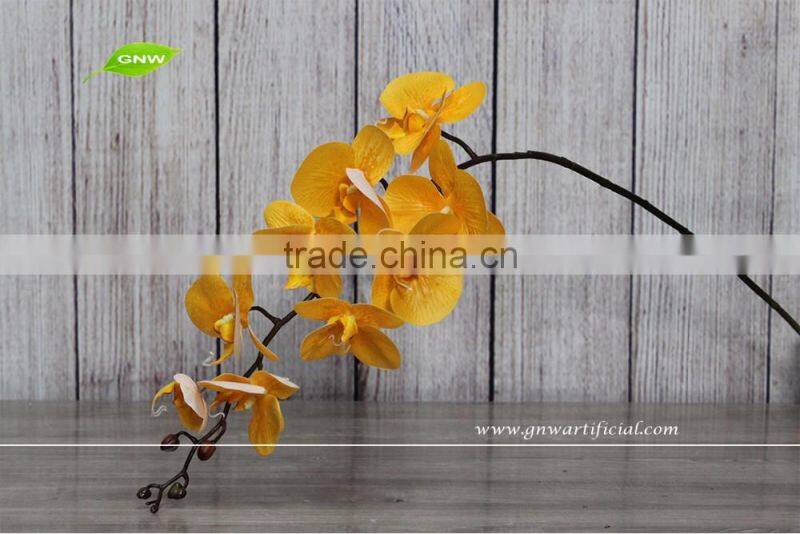CNW FL-OK107-40-9-LX Best Selling Orchid Flowers Artificial Latex Cattleya For Sale