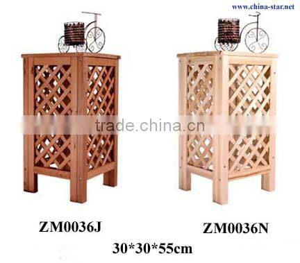 wooden flower display cabinet