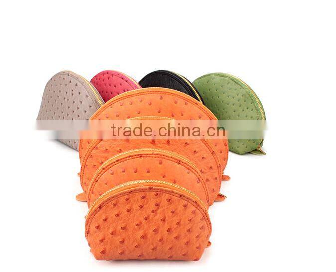 Beautiful promotional toiletry bag, shinny pu leather make up cosmetic case/bag