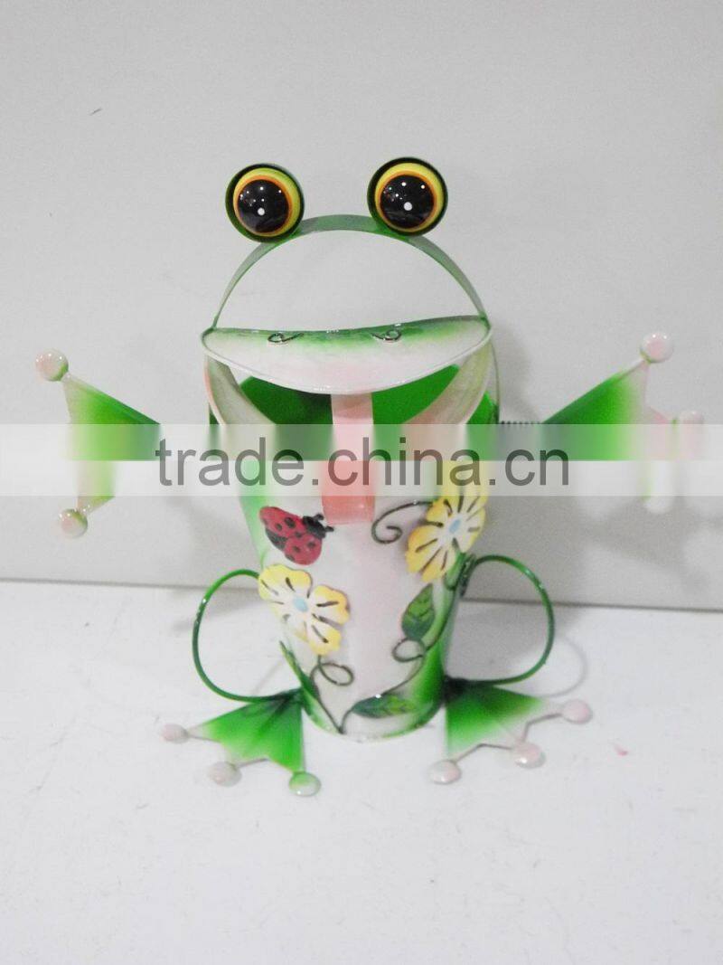 spring tin frog garden decor outdoor item good price