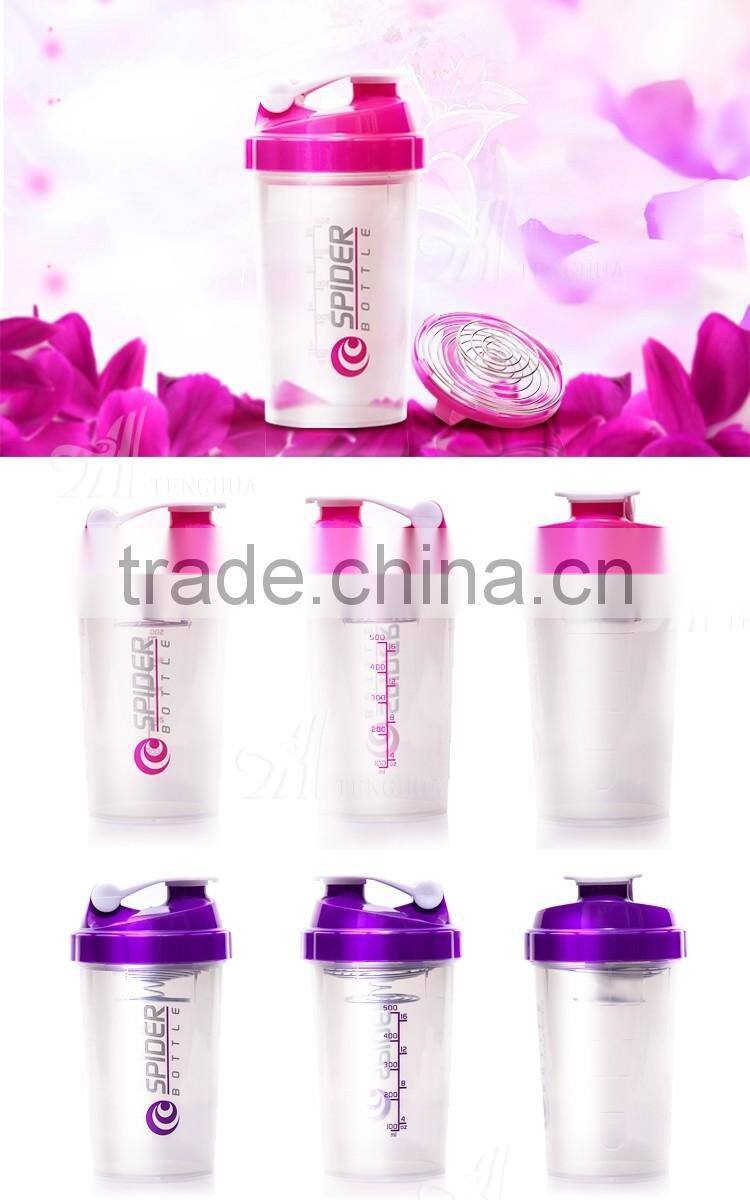 500ml Custom Logo hot and cold water jug shaker bottles for water