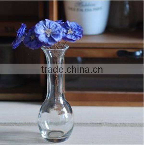 wholesale colored and clear glass flower vases
