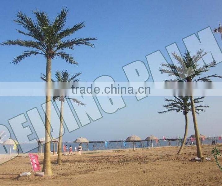 Environmental Friendly plastic fake outdoor Artificial Coconut Palm Tree Decorative Artificial Plant