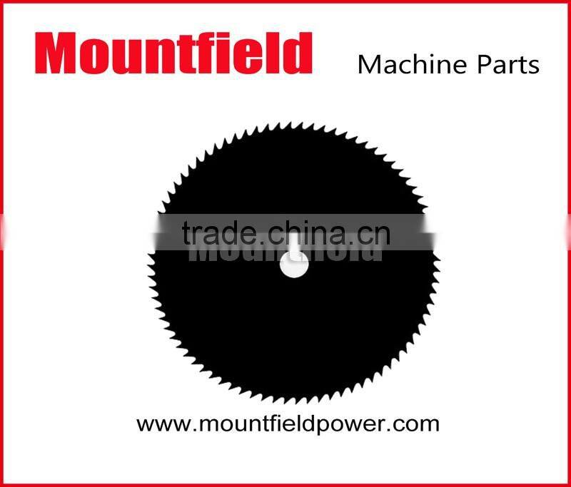 High Quality 80T 255mm Metal Trimmer Blade for Brush Cutter Engine Spare Parts