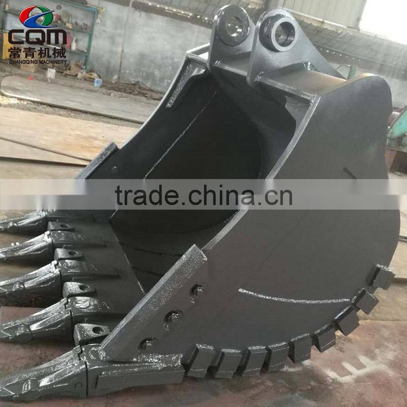 Chinese manufacturers Heavy duty rock bucket for excavator with new design