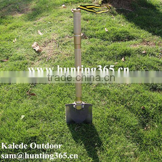 Adjustable multifunction folding shovel for hunting