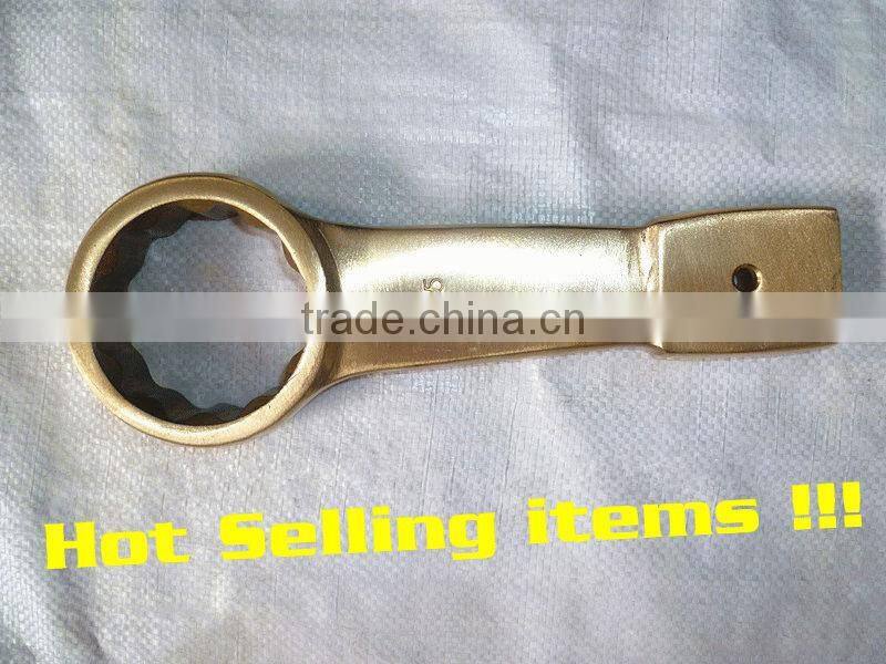 14mm Ring Slogging Spanner Hammer Striking Box End Wrench Al-Br Alloy Spanner