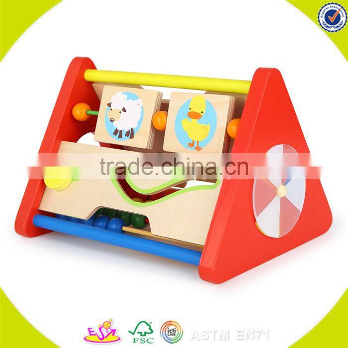 Wholesale wonderful baby wooden blocks box toy educational wooden blocks box toy W12D002