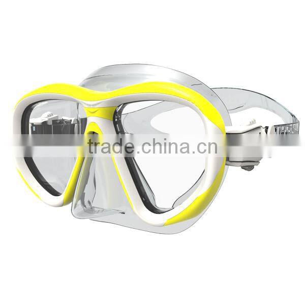 Scuba diving mask & equipment / liquid silicone diving mask/fashion design diving mask (MK-2403)