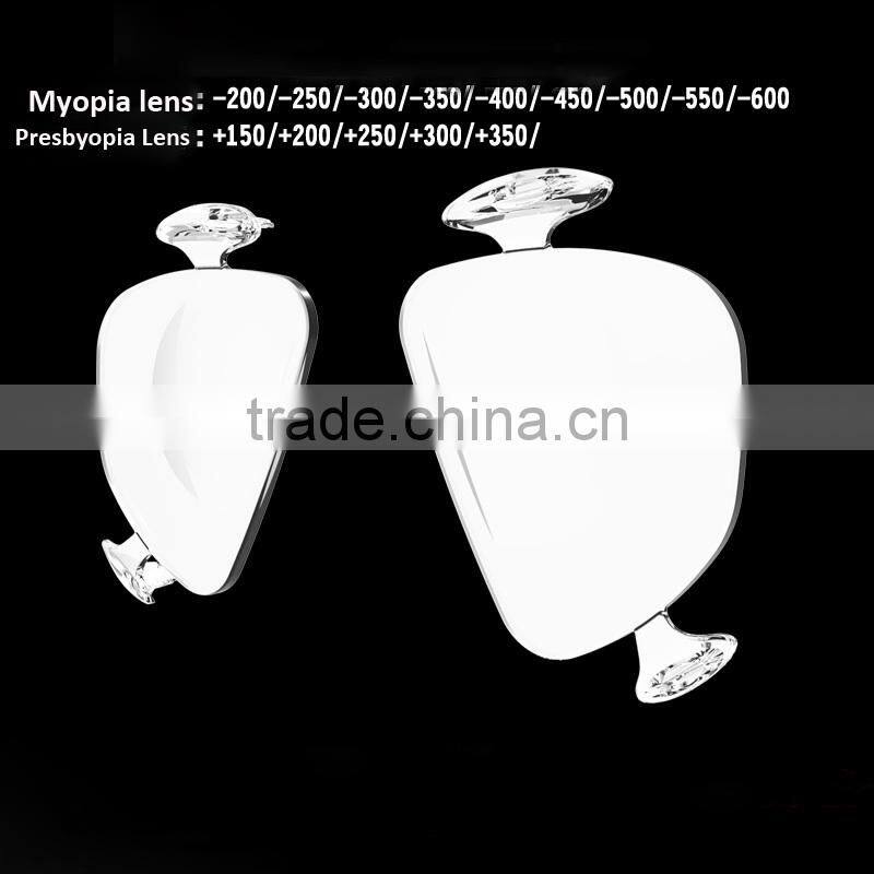 2016 latest scuba diving equipment, diving set, tempered glass diving mask with optical degree (OPT-2603)