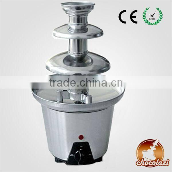 CHOCOLAZI ANT-8030 ALL Model 3 tiers wholesale Mini Home Chinese plastic Home chocolate fountain