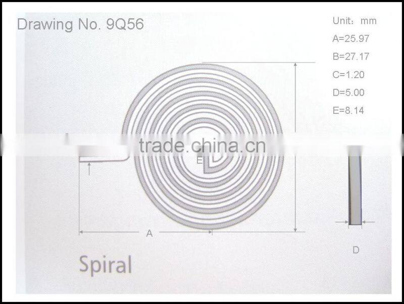 Bimetal Thermostatic Coil 9Q56