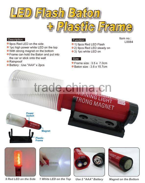 LED Flash Baton + Plastic Frame