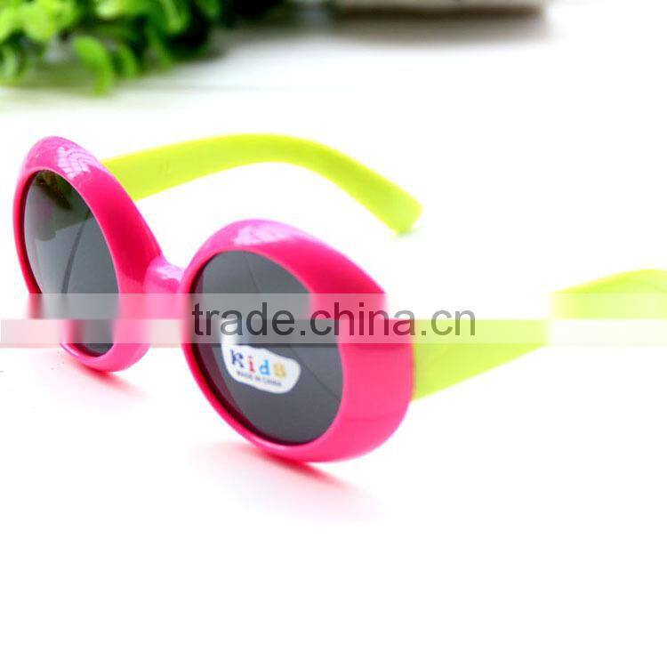 Candy Color Kids Sun Glasses Fashionable Glasses Plastic Cheap Sunglasses