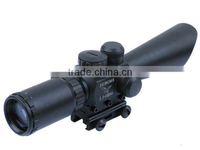 Accurate M8 3.5-10x40 50mW Shockproof Waterproof Hunting Riflescope