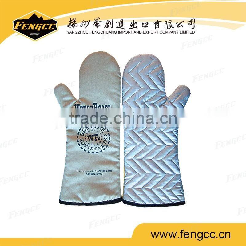 ODM OEM promotional cheap printing kitchen Heat Proof Microwave oven glove/mitt