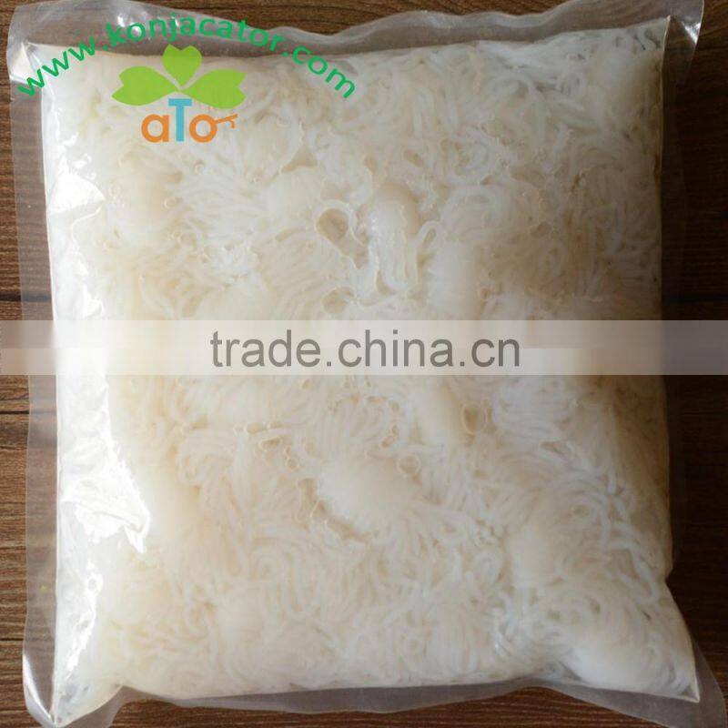Private label slimming moyu noodles shirataki de konjac pasta in knots