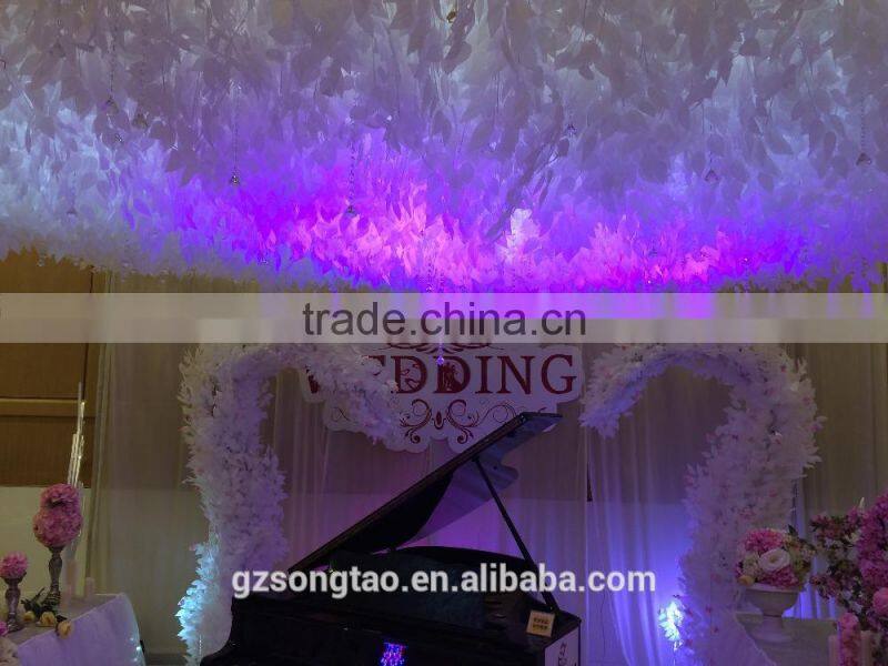 Songtao design Various Artificial Distributor Flower Pink & whiten Sakura Wedding Stage Decoration