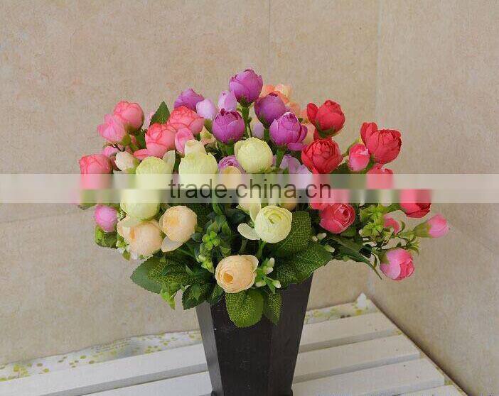 12" wholesale decorative silk artificial flower