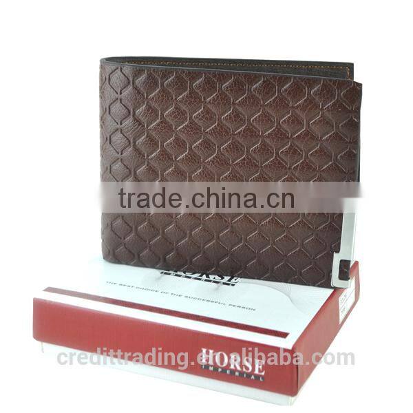 Leather men wallet wholesale