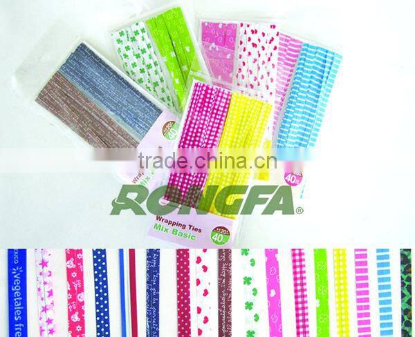 20pcs gang plastic twist ties for bag closures