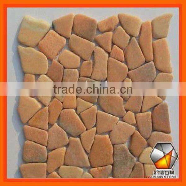 Ice Crackle Green Color Marble Mosaic